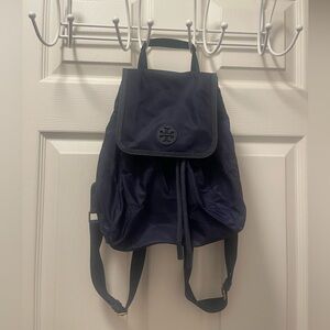 Navy Tory Burch Nylon Mini Backpack